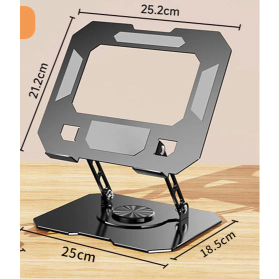 Suporte de Metal Ajustável Para Notebook 10 Ate 17" Giratória de 360°