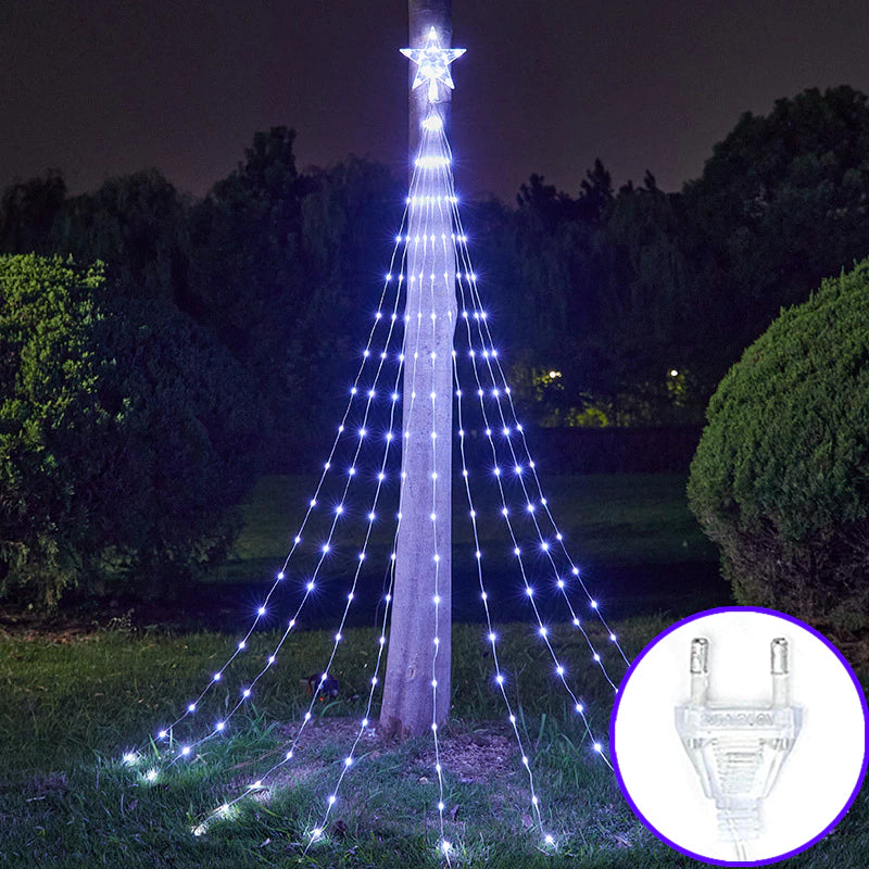 estoque-pronto-ligyetor-4m-198led-árvore-cascata-luz-de-natal-para-decoração-de-jardim-e-casamento